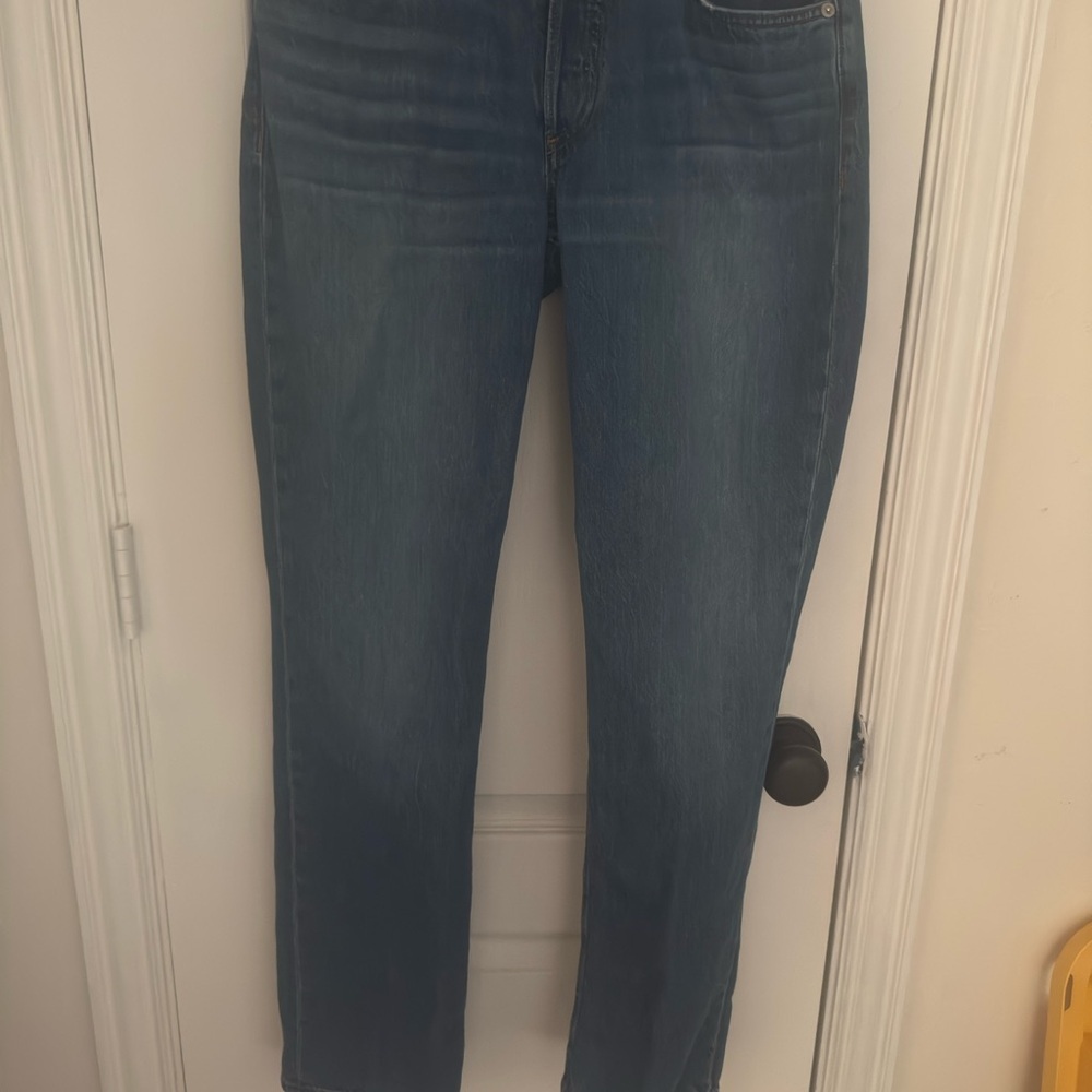 rag & bone Blue Straight Leg Jeans Classic Style